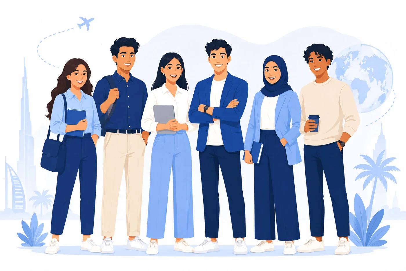 Diverse group of students ready to join Yatramate Academy